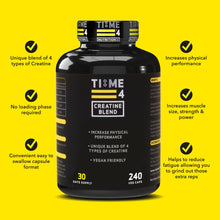 Load image into Gallery viewer, Time 4 Nutrition Creatine Capsules x 240
